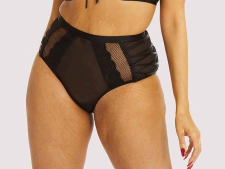 Ericka Black High Waist Brief Fashion