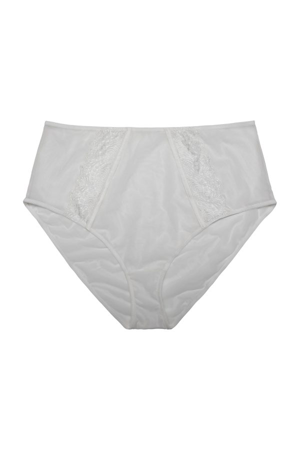 Leslie White High Waist Brief on Sale