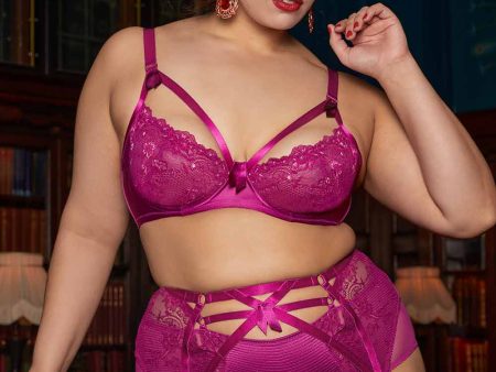 Madame X Magenta Plunge Curve Bra Discount