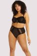 Ericka Black High Waist Brief Fashion