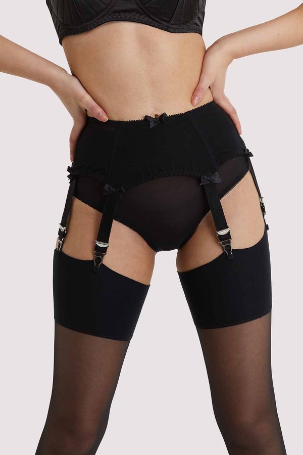 Retro Classics Boned 6-Strap Suspender Belt Cheap