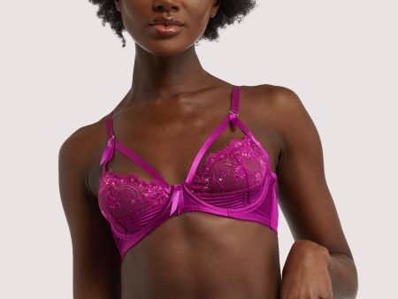 Madame X Magenta Bra Hot on Sale