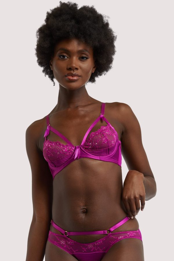 Madame X Magenta Bra Hot on Sale