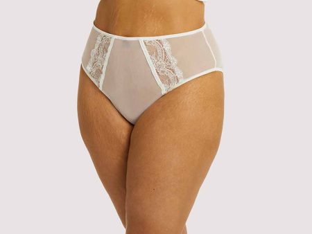 Leslie White High Waist Brief on Sale