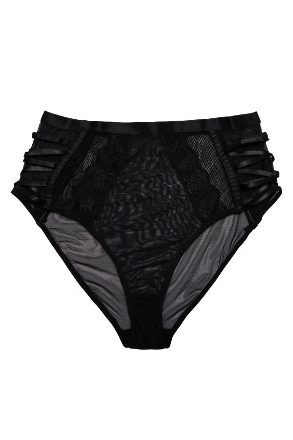 Ericka Black High Waist Brief Fashion