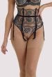 Dita Von Teese Evelina Navy Suspender Cheap