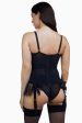 Tempest Black Lace Basque with Bows Online