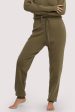 Lounge Khaki Knitted Rib Jogger Sale