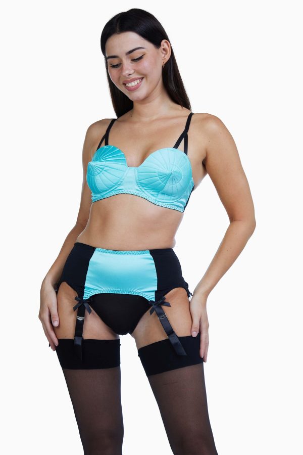 Mint Classic 6 Strap Suspender Belt on Sale