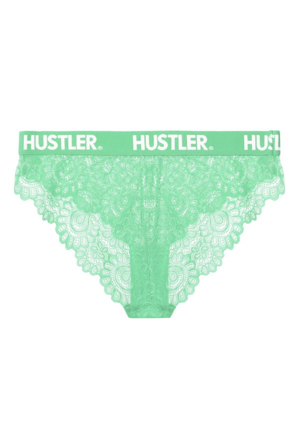 Branded Mint Lace Brief Hot on Sale