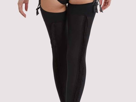 Fringe Stockings Black US 4 - 18 on Sale