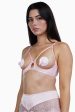 Doris Peach Cupless Stitch Detail Bra Discount