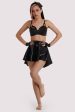 Black Latex Flippy Skirt Online Hot Sale