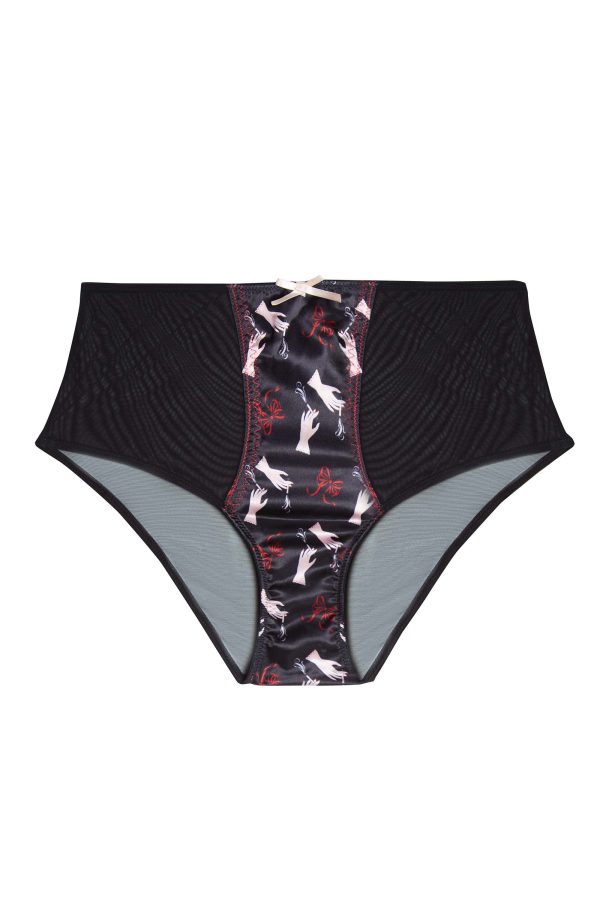 Blaze Smoking Printed High Waist Brief For Cheap