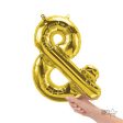 16 inch AMPERSAND - GOLD (AIR-FILL ONLY) Online now