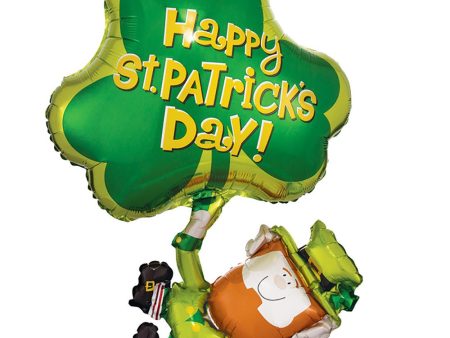 33 inch HAPPY ST. PATRICK S LEPRECHAUN Online now