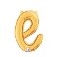 14 inch SCRIPT LETTER E - GOLD (AIR-FILL ONLY) on Sale