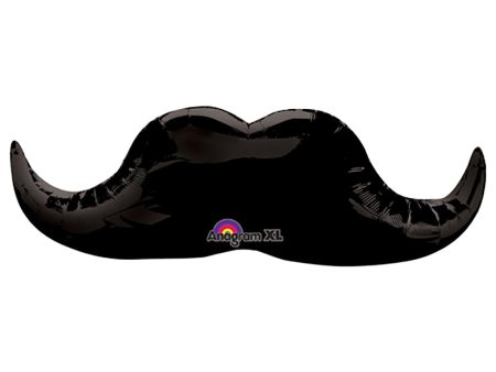 35 inch BLACK MUSTACHE Hot on Sale