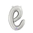 14 inch SCRIPT LETTER E - SILVER (AIR-FILL ONLY) Online Sale