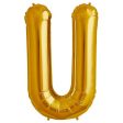 34 inch LETTER U - NORTHSTAR - GOLD For Discount