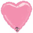 17 inch HEART - METALLIC PINK Online