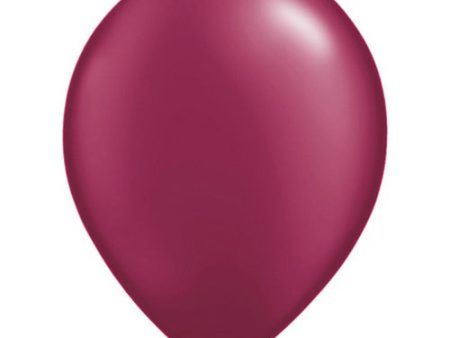 5 inch QUALATEX PEARL BURGUNDY Supply