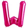 34 inch LETTER W - NORTHSTAR - MAGENTA Online Sale