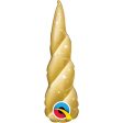 14 inch GOLDEN UNICORN HORN (AIR-FILL ONLY) Online Sale