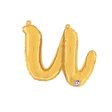 14 inch SCRIPT LETTER U - GOLD (AIR-FILL ONLY) For Cheap