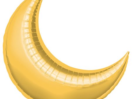 26 inch CRESCENT MOON - GOLD (3 PK) Hot on Sale