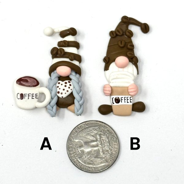 Handmade Clay - Coffee Gnomes Cheap