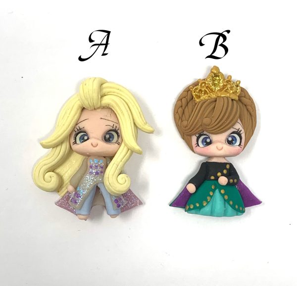 Handmade Clay Doll - Frozen on Sale