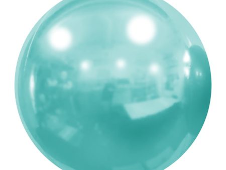 7 inch MIRROR BALLOON - LIGHT BLUE Hot on Sale