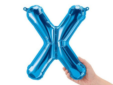 16 inch LETTER X - NORTHSTAR - BLUE (AIR-FILL ONLY) Hot on Sale