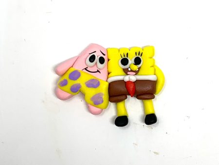 Handmade Clay Doll - SpongeBob For Sale