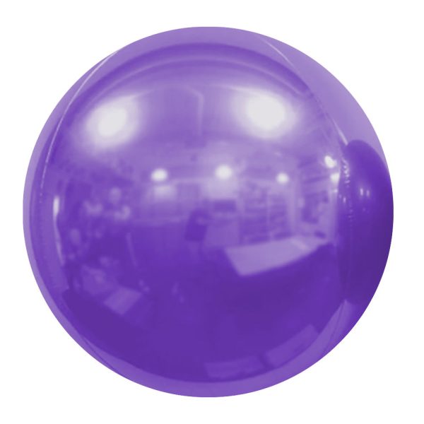 10 inch MIRROR BALLOON - PURPLE LILAC on Sale