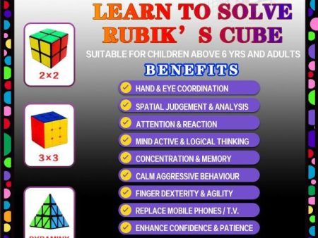 Rubik’s Cube Workshop @ From Just $69 Pax (U.P $299) Hot on Sale