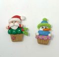 Handmade Clay Doll - Christmas cupcake Online Sale