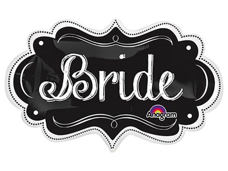 34 inch BRIDE CHARLKBOARD MARQUEE For Cheap