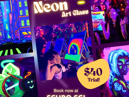 Kids Neon Art Trial Class (2 - 14 Years Old) Fashion