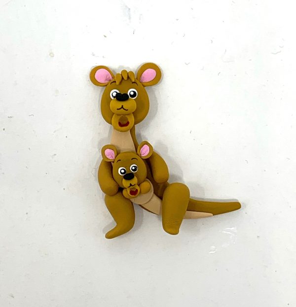 Handmade Clay Doll - Kangaroo Sale