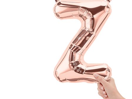 16 inch LETTER Z - NORTHSTAR - ROSE GOLD (AIR-FILL ONLY) on Sale