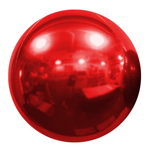 10 inch MIRROR BALLOON - RED For Cheap