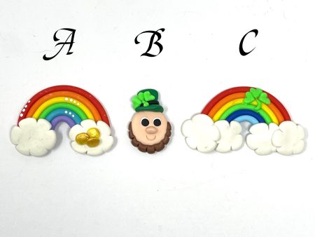 Handmade clay doll - St Patrick For Cheap