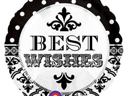 18 inch DAMASK & DOTS BEST WISHES Cheap