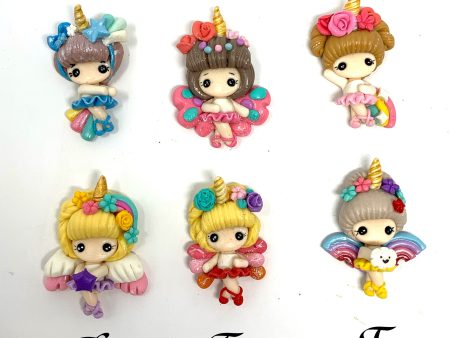 Handmade Clay Doll - unicorn Doll Fashion