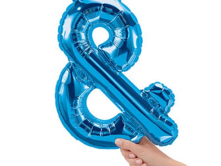 16 inch AMPERSAND - BLUE (AIR-FILL ONLY) Online Sale