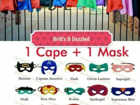 Children’s Cape & Mask Set Hot on Sale