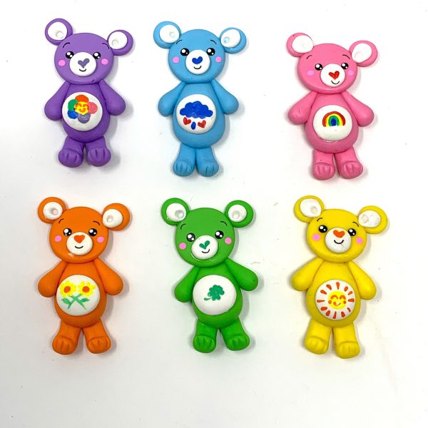 Handmade Clay Doll - Care Bear Inspired For Discount