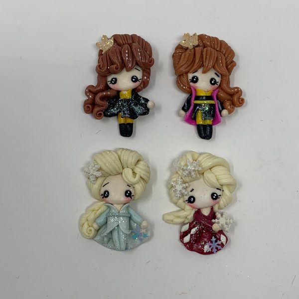 Handmade Clay Doll - Frozen inspired For Sale